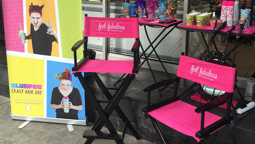 Feel Fabulous Kids Spa Setup – Mobile Pamper Station & Crazy Hair Day