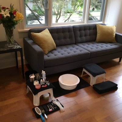 Mobile Spa at home with Manicure and Pedicure set